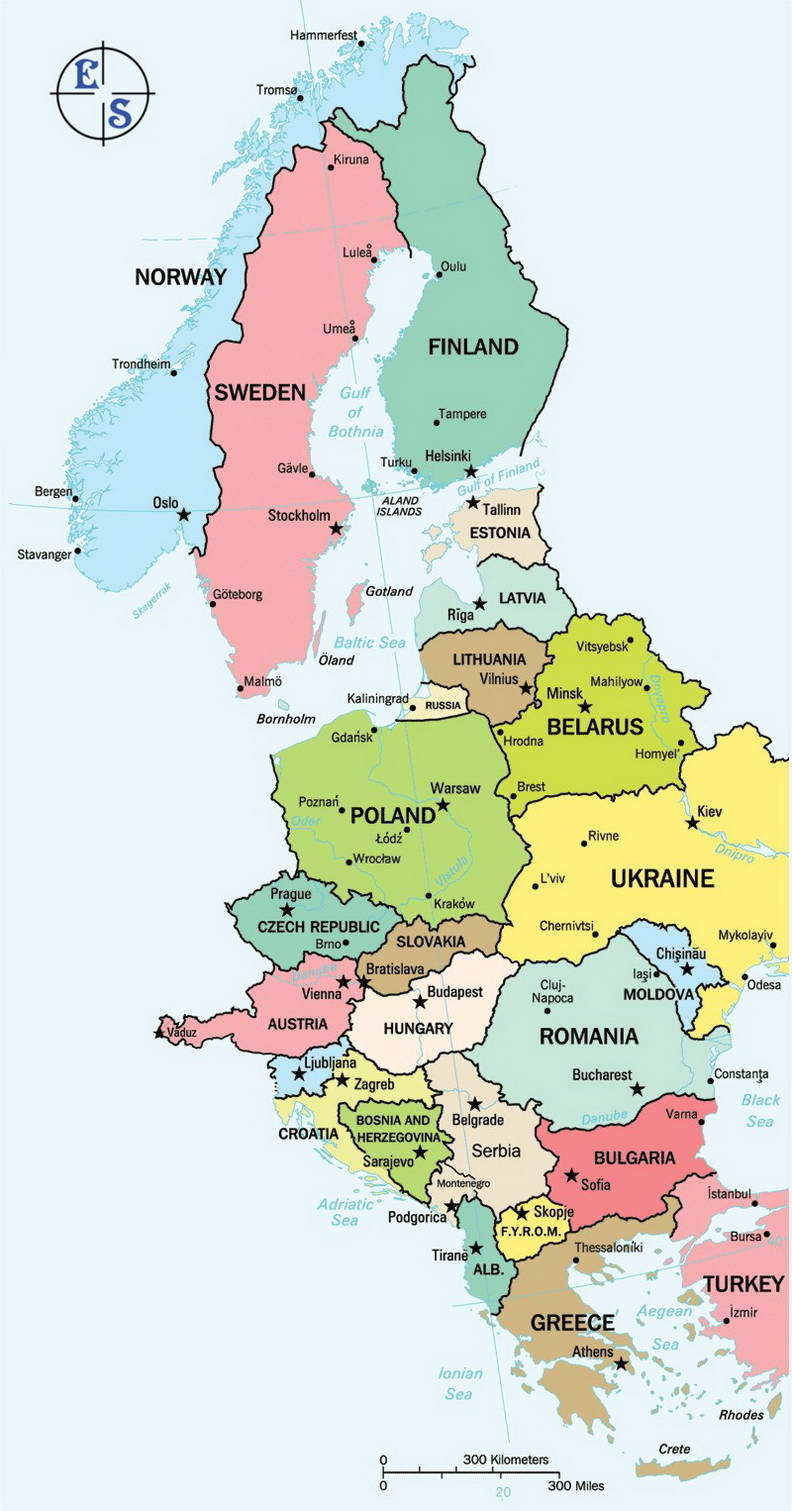 Europe Eastern Large 